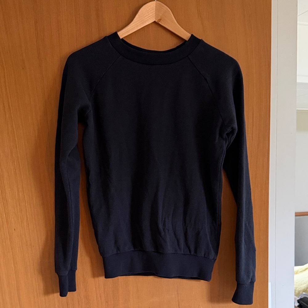 Jungmaven Black Crewneck Sweater